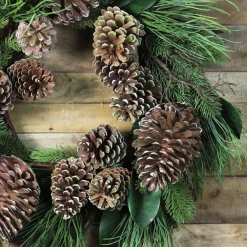 Traditional Pine Wreaths*Northlight Pine Cones And Foliage Christmas Wreath - 28-Inch, Unlit