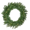 Pre-Lit Wreaths*Northlight Pre-Lit Buffalo Fir Artificial Christmas Wreath - 30-Inch, Warm White Led Lights