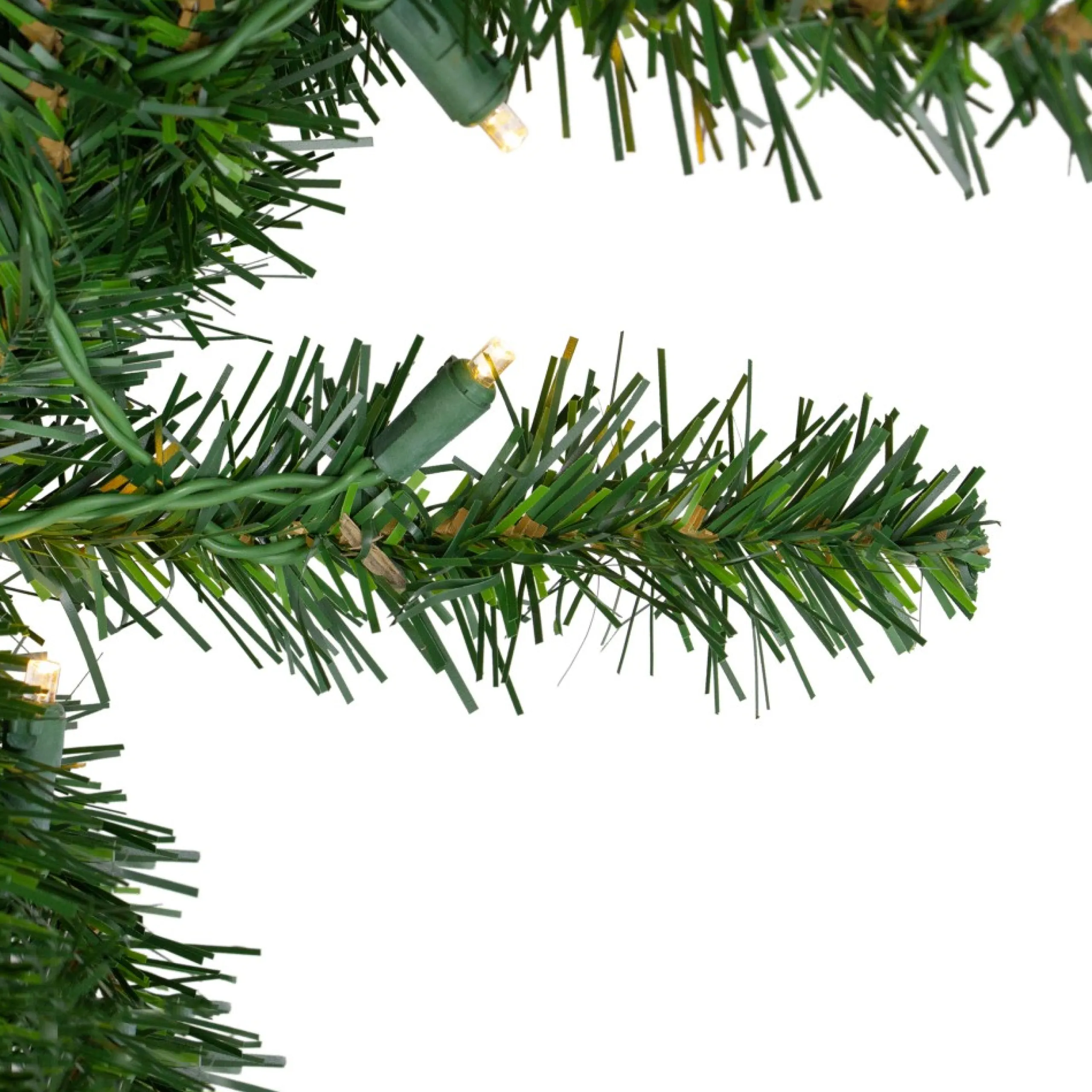 Pre-Lit Wreaths*Northlight Pre-Lit Buffalo Fir Commercial Artificial Christmas Wreath, 6' - Warm White Lights