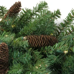 Pre-Lit Wreaths*Northlight Pre-Lit Dakota Red Pine Commercial Artificial Christmas Wreath - 60-Inch, Warm White Led Lights