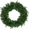 Pre-Lit Wreaths*Northlight Pre-Lit Green Mixed Rosemary Emerald Angel Pine Artificial Christmas Wreath - 30-Inch, Clear Lights