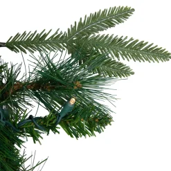 Pre-Lit Wreaths*Northlight Pre-Lit Green Mixed Rosemary Emerald Angel Pine Artificial Christmas Wreath - 30-Inch, Clear Lights