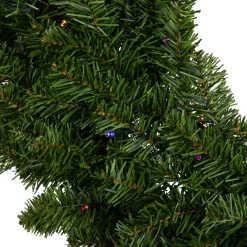 Pre-Lit Wreaths*Northlight Pre-Lit Led Canadian Pine Artificial Christmas Wreath, 30-Inch, Multicolor Lights