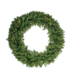 Pre-Lit Wreaths*Northlight Pre-Lit Northern Pine Artificial Christmas Wreath - 24-Inch, Clear Lights