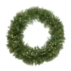 Pre-Lit Wreaths*Northlight Pre-Lit Northern Pine Artificial Christmas Wreath, 24-Inch Warm White Led Lights