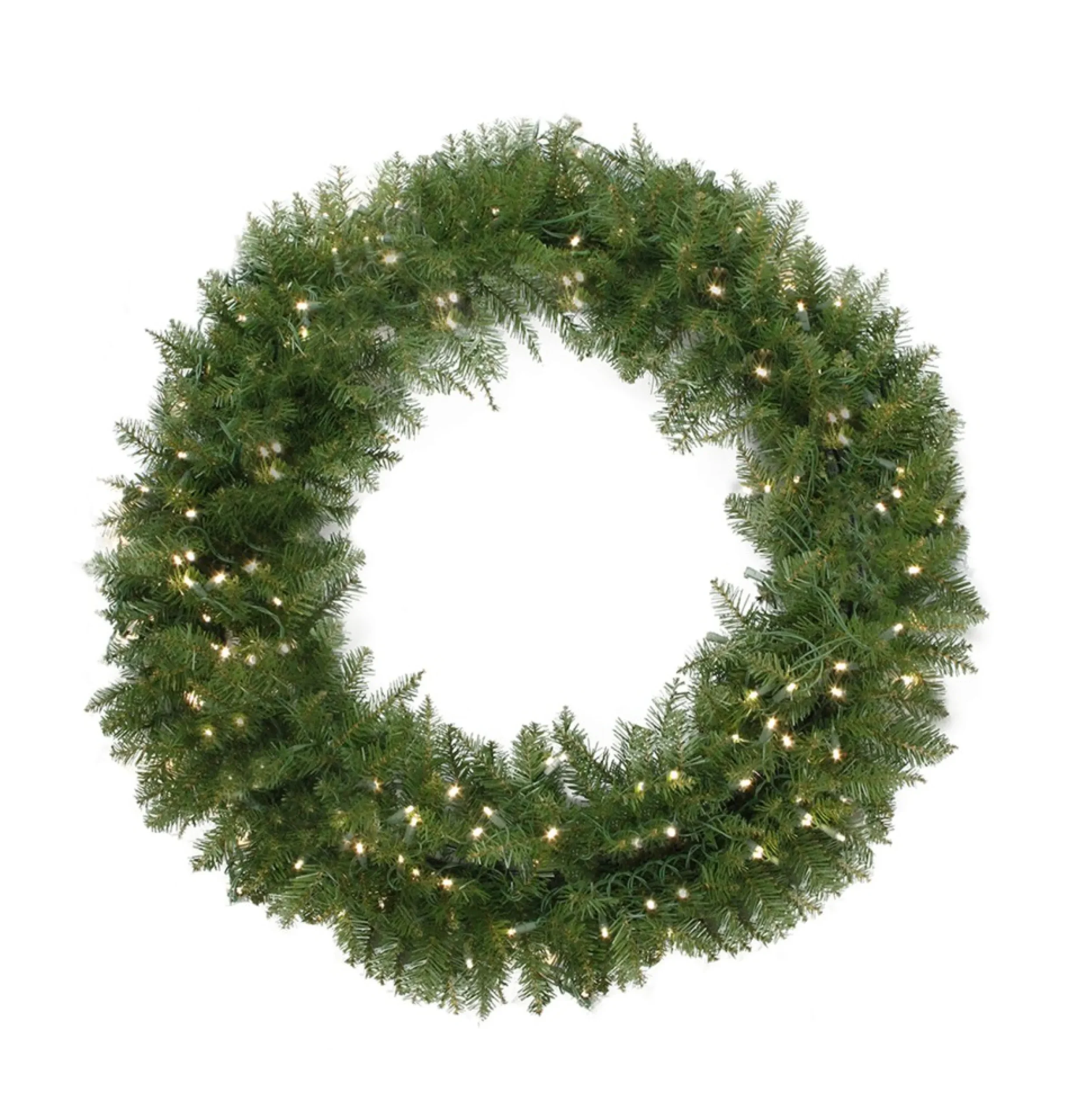 Pre-Lit Wreaths*Northlight Pre-Lit Northern Pine Artificial Christmas Wreath, 24-Inch Warm White Led Lights