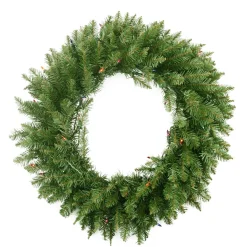 Pre-Lit Wreaths*Northlight Pre-Lit Northern Pine Artificial Christmas Wreath - 24-Inch, Multi Color Lights
