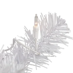 Pre-Lit Wreaths*Northlight Pre-Lit White Pine Artificial Christmas Wreath - 24-Inch, Clear Lights