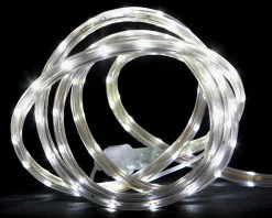 CC Christmas Decor Pure White Led Linear Outdoor Christmas Tape Light - 10 Ft White Wire