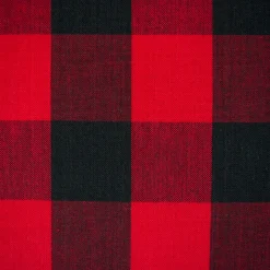 Linens*CC Home Furnishings Red And Black Buffalo Plaid Rectangular Christmas Tablecloth 60