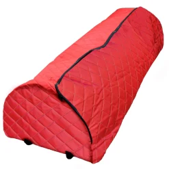 Tree Storage*Northlight Red Quilted Rolling Christmas Tree Storage Bag For Trees Up To 12Ft
