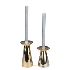 Candles & Holders*Northlight Set 2 Silver Glittered Led Flameless Taper Christmas Candles 11"