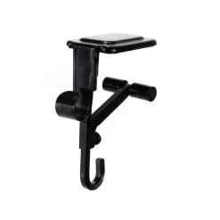 Garland Accessories*Village Lighting Co. Set Of 3 Black Mantle Garland And Stocking Hanger 6.5"