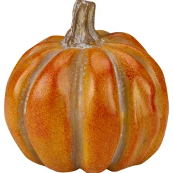 Northlight Set Of 6 Boxed Orange And Green Pumpkin Thanksgiving Decorations