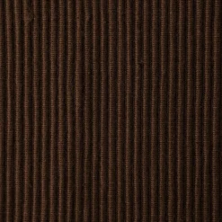 Contemporary Home Living Set Of 6 Chocolate Brown Ribbed Rectangular Placemats 13