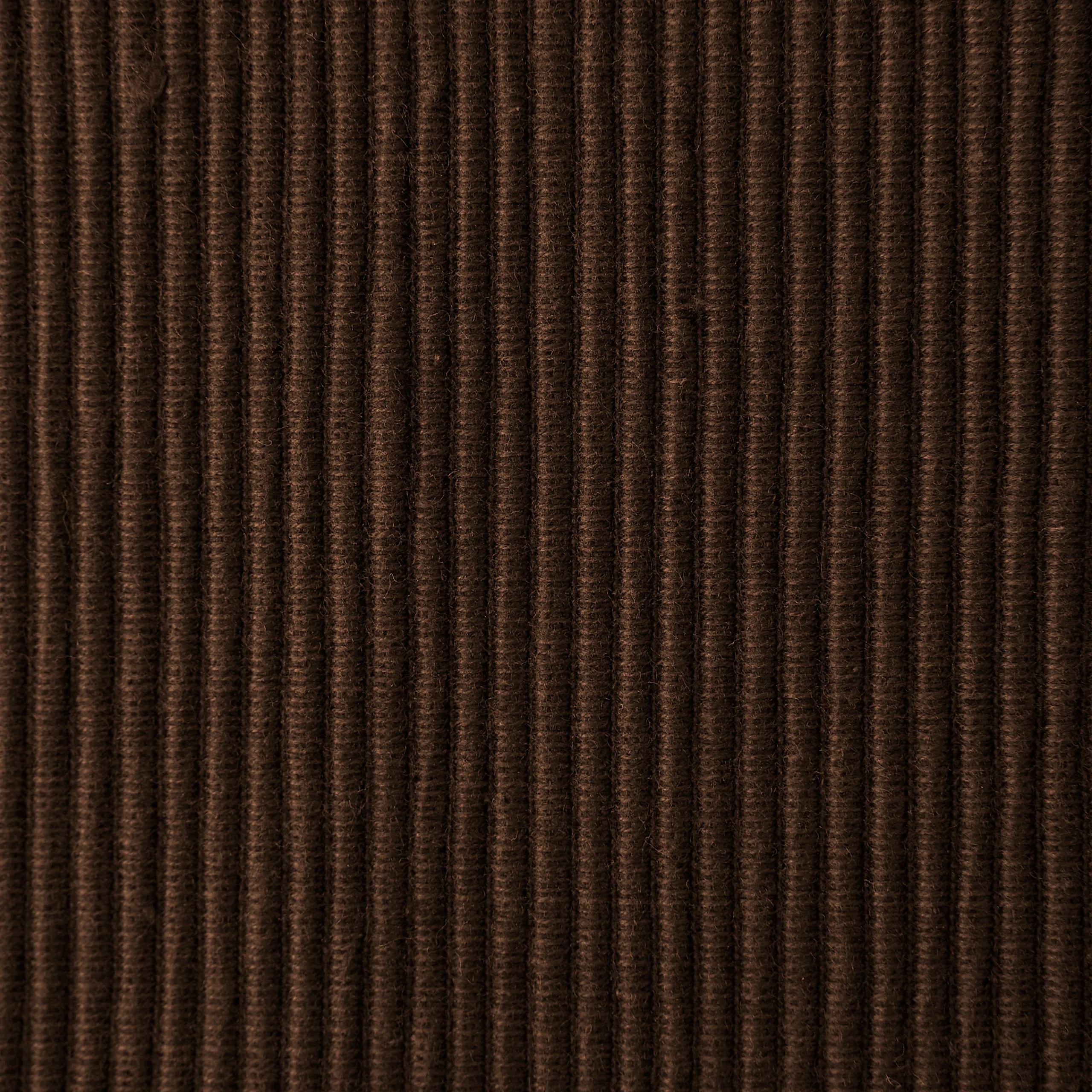 Contemporary Home Living Set Of 6 Chocolate Brown Ribbed Rectangular Placemats 13" X 19"