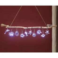 Icy Giftware Set Of 2 Clear Contemporary Led Sea Creature String Light 2.75"