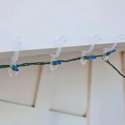 Northlight Set Of 25 Clear Max Pro Anywhere Christmas Light Clips - 4"