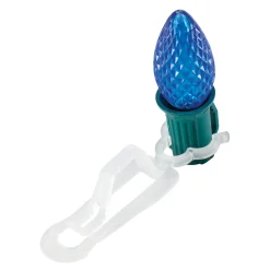 Northlight Set Of 50 Clear Outdoor Universal Christmas Light Clips - 3.5