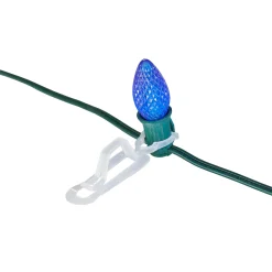 Northlight Set Of 50 Clear Outdoor Universal Christmas Light Clips - 3.5