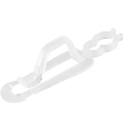 Northlight Set Of 100 Clear Outdoor Universal Christmas Light Clips, 3.5"