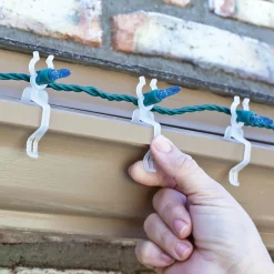 Northlight Set Of 100 Clear Outdoor Universal Christmas Light Clips, 3.5"