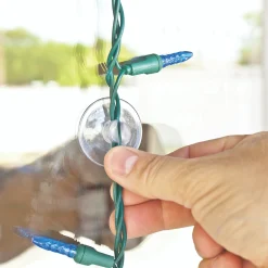 Northlight Set Of 20 Clear Suction Cup Christmas Light Clips - 1.5"