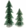 Christmas Villages*Department 56 Set Of 2 Christmas Village Enchanted Pine Trees