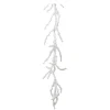 Frosted, Flocked, Iced Garland*Melrose Set Of 2 Frosted Twig Artificial Christmas Garlands 5' X 9"