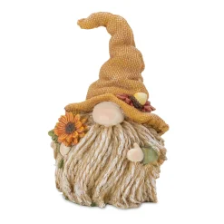 Melrose Set Of 6 Gnome With Pumpkin Fall Harvest Tabletop Figurines 5