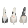 Northlight Fantasy & Sci Fi>Set Of 3 Gray And Cream Christmas Gnomes 3.75"