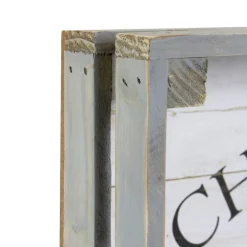 Serving Pieces*Northlight Set Of 2 Gray And White Farm Fresh Christmas Trees Wooden Tray Hanging Signs 21