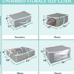 Decoration Storage*CC Home Furnishings Set Of 2 Gray Damask Patterned Soft Storage Bins With Zipper Closure 18