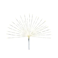 Lighted Tree Toppers*Melrose Set Of 2 Lighted Led Contemporary Starburst Christmas Tree Topper - White Lights 23.5"