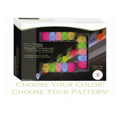 CC Christmas Decor Set Of 15 Multi Function C9 Led Christmas Lights Select A Color 17 Ft - Green Wire