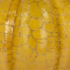 Northlight Set Of 3 Orange, Yellow And Brown Crackle Finish Fall Harvest Pumpkins 4