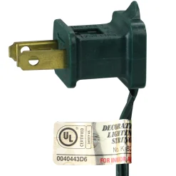 Keystone Set Of 10 Pink And Green Beach Party Sandal Patio Novelty Lights - 6.5 Ft Green Wire