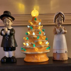 Northlight Set Of 2 Praying Pilgrim Children Fall Harvest Figures 9