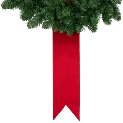 Specialty Wreaths*Northlight Set Of 3 Pre-Lit Battery Operated Wreaths On Red Ribbon Christmas Decoration, 6.5'