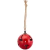 Melrose Bells & Jingle Buddies>Set Of 2 Red And Beige Sleigh Bell Christmas Ornaments 29"