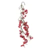 Berry Garland*Melrose Set Of 3 Red And Brown Berry Twig Artificial Christmas Garlands 2.75' X 9"