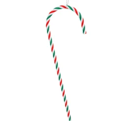 Vickerman Food & Beverage>Set Of 2 Red And Green Striped Candy Cane Christmas Ornaments 18"