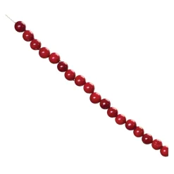 Berry Garland*Melrose Set Of 2 Red Cranberry String Christmas Garlands 6' X 0.5"