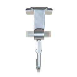 Garland Accessories*Village Lighting Co. Set Of 2 Silver Mantle Garland And Stocking Hanger 6.5"