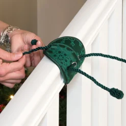 Garland Accessories*Northlight Set Of 3 Snowflakes Patterned Banister Protecting Christmas Garland Ties 7.25"