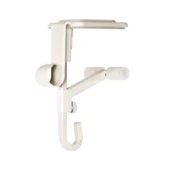 Garland Accessories*Village Lighting Co. Set Of 2 White Christmas Mantle Garland And Stocking Hanger 6.50"