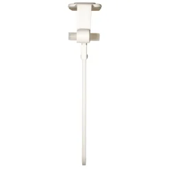 Garland Accessories*Village Lighting Co. Set Of 2 White Christmas Mantle Garland And Stocking Hanger 6.50