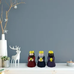 Candles & Holders*Avon Set Of 3 Wise Men Christmas Nativity Taper Candle Holders 6.5