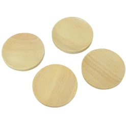 Avon Set Of 4 Wood Wine Appetizer Plates 4.5"