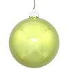 Vickerman Shatterproof>Shiny Lime Green Shatterproof Christmas Ball Ornament 2.75" (70Mm)